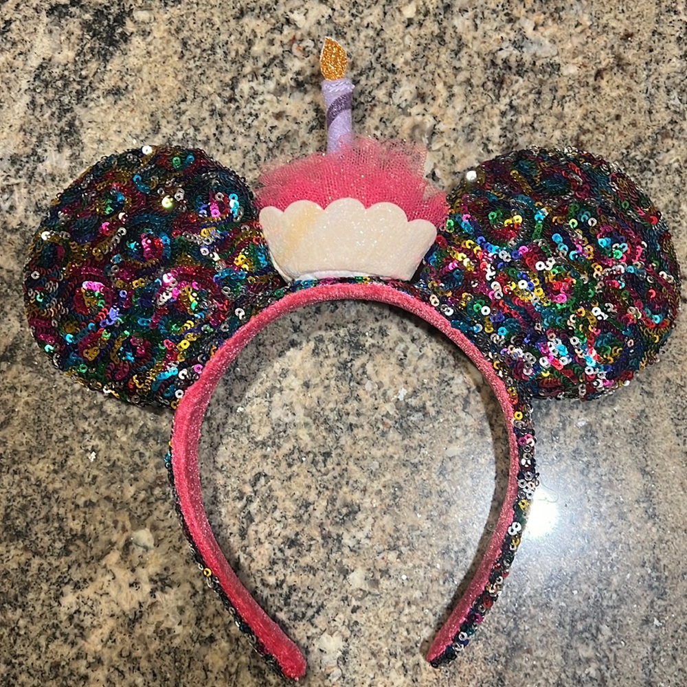 Cupcake Birthday Disney Ears